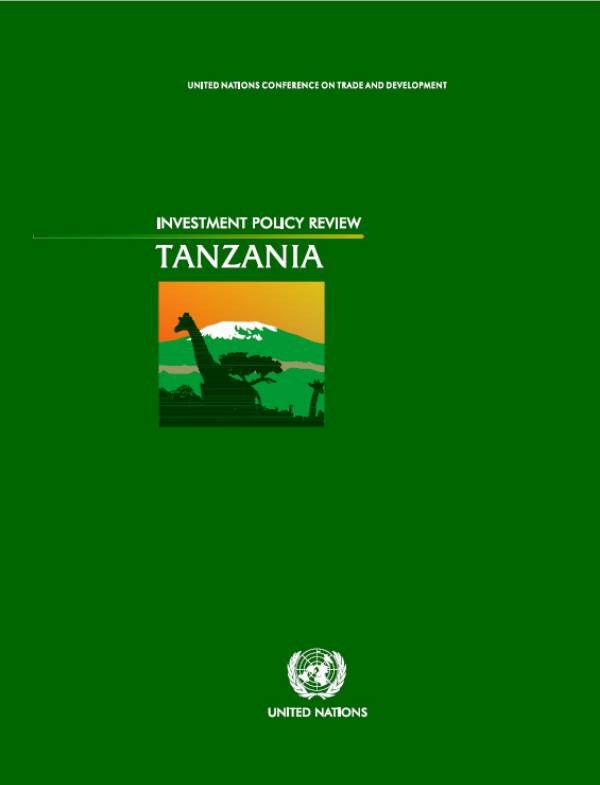 Investment Policy Review of United Republic of Tanzania